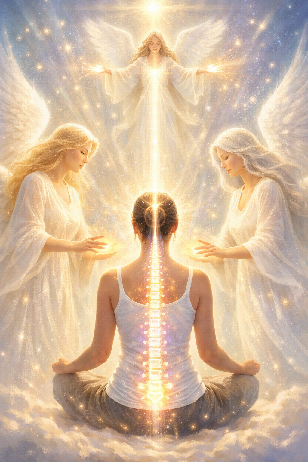 Geistige Wirbelsäulenbegradigung mit Hilfe der Lichtengeln